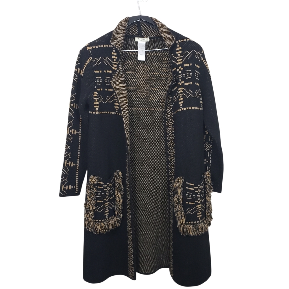 Cocogio Woolblend  Long Cardigan Size Medium - Picture 2 of 10